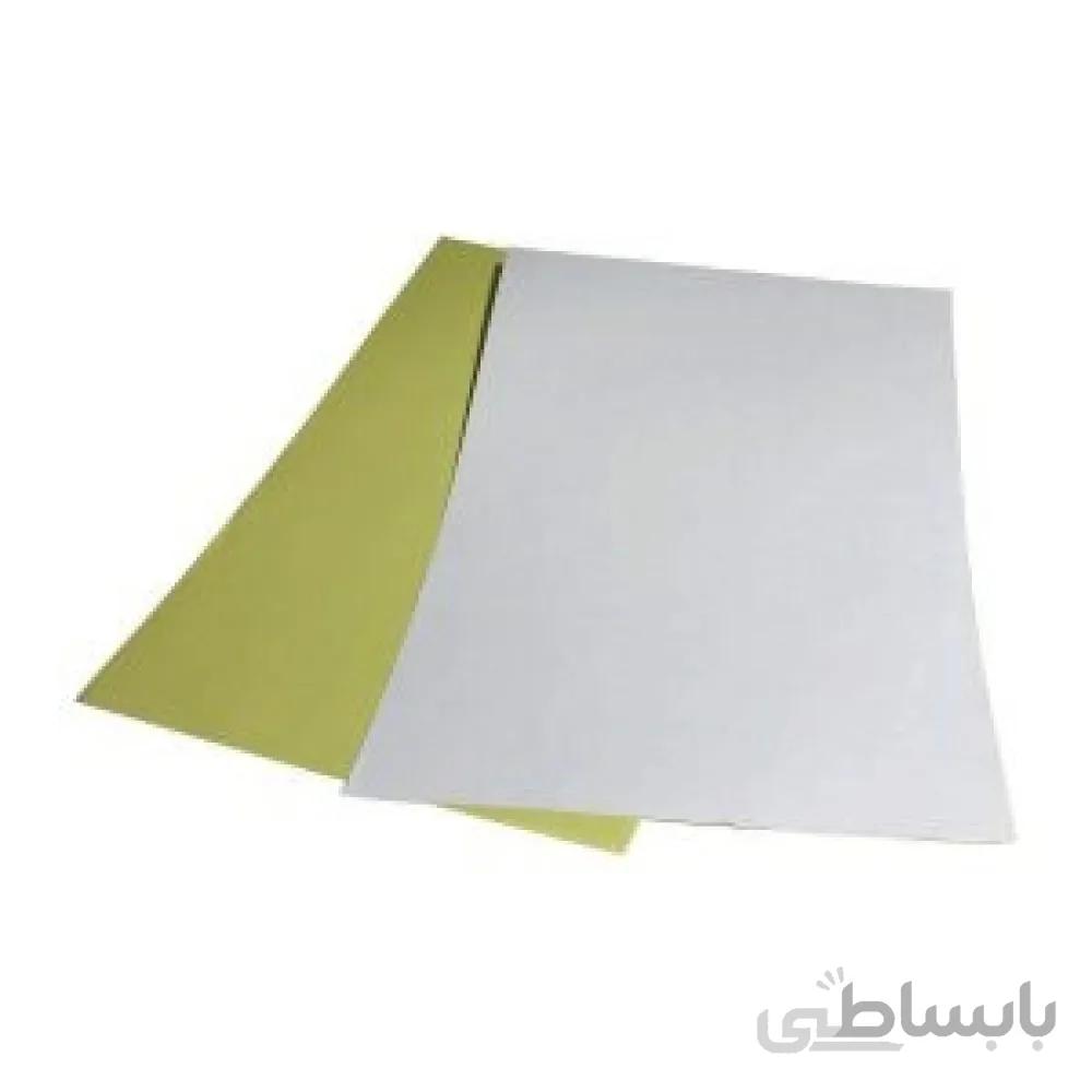کاغذ پشت چسب دار براق160 گرم
