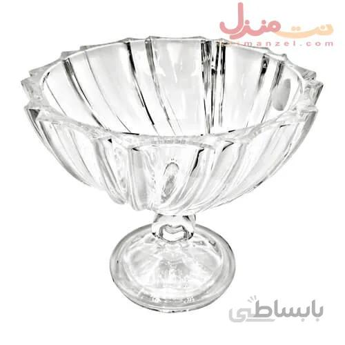 پسته خوری پایه دار کریستال ایرنا طرح پاریس