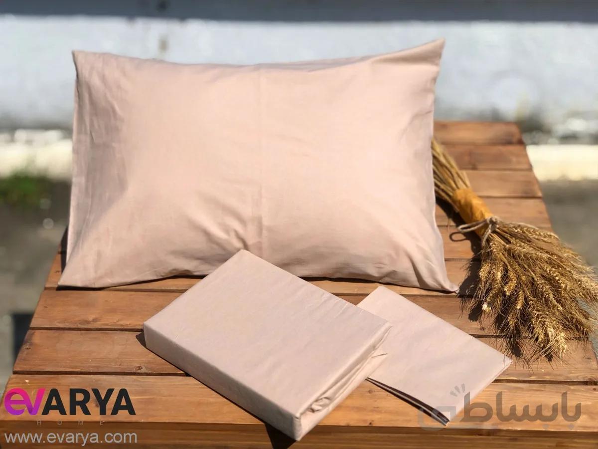 نیم ست ملحفه کشدوزی دو نفره برند Jolly Home سه تکه سایز 200×180 رنگ طوسی