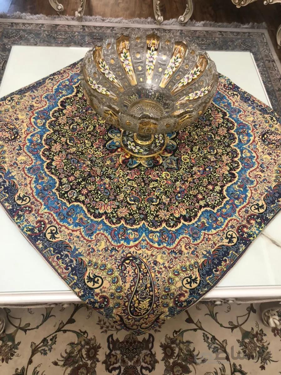 رومیزی ۱*۱ ترمه سنتی طرح سالار