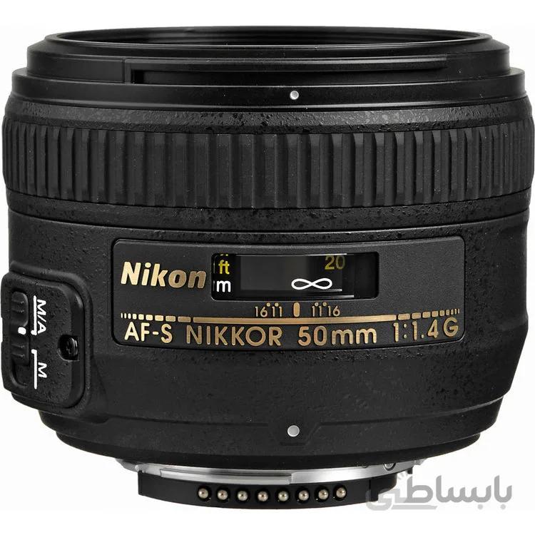 لنز دوربین نیکون مدل AF-S 50mm f/1.4 G ا Nikon AF-S NIKKOR 50mm f/1.4 G Lens