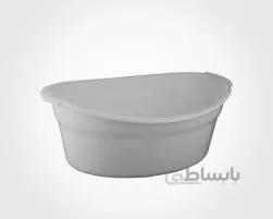 لگن بیضی حمام لاولی سفید