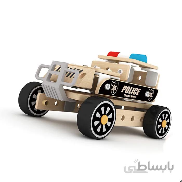 ماشین پلیس چوبی کلاسیک ورلد