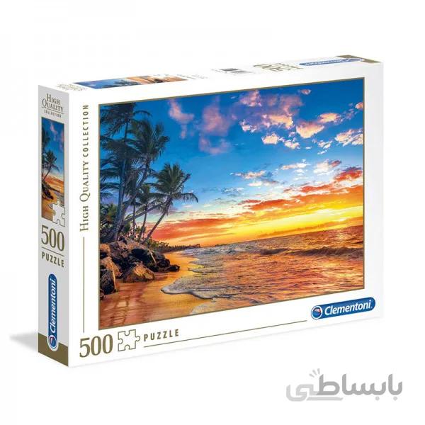 پازل کلمنتونی 500 قطعه ساحل بهشت 35058