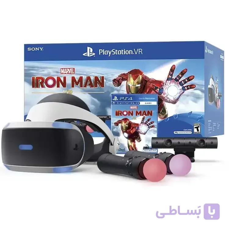 مجموعه کامل عینک واقعیت مجازی پلی استیشن سونی مدل Marvel Iron Man