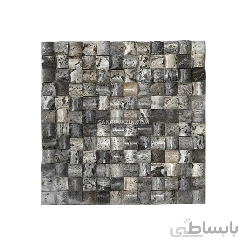 سنگ آنتیک نیم گرد سیلور