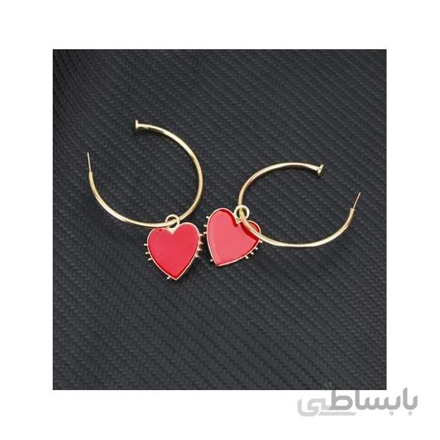 گوشواره طرح قلب
