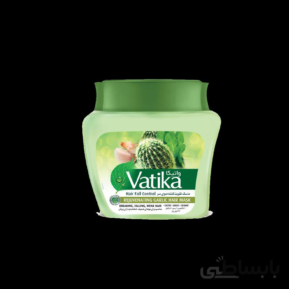 ماسک تقویت کننده مو واتیکا vatika مدل Rejuvenating Garlic حجم 350 میلی لیتر