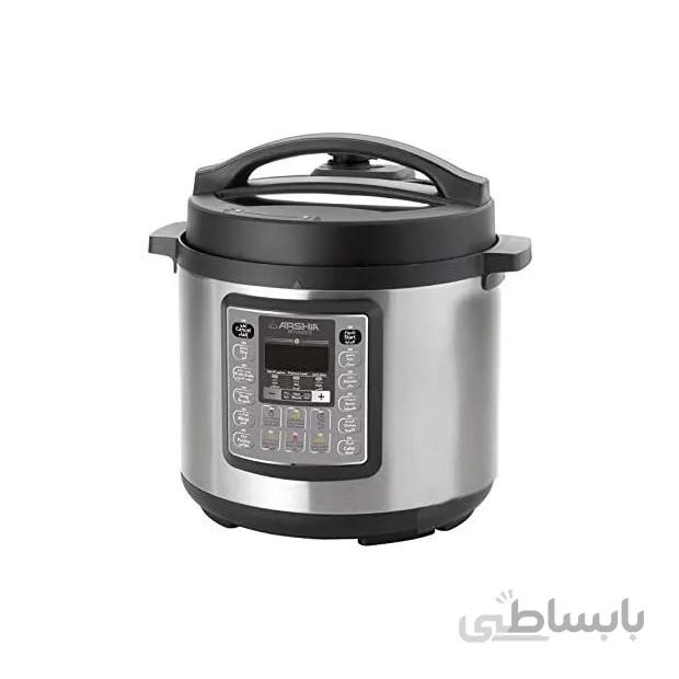 زودپز چندکاره عرشیا مدل EP118 2597 ظرفیت 6 لیتر ا ARSHIA EP118-2597 Pressure Cooker
