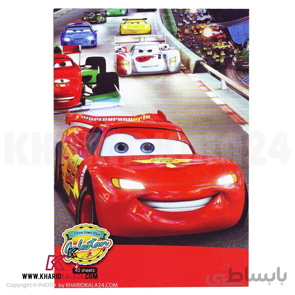 دفتر مشق 40 برگ گلستان مدل LT967