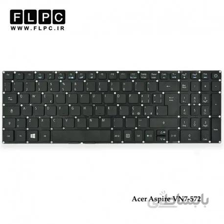 کیبورد لپ تاپ ایسر VN7-572 اینتر کوچک-بدون فریم Acer Aspire VN7-572 Laptop Keyboard