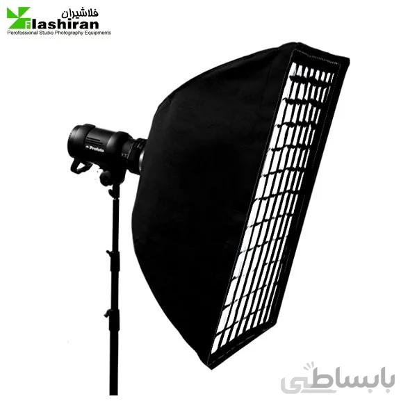سافت‌باکس مستطیل ۹۰×۳۰ زنبوری Softbox with Grid