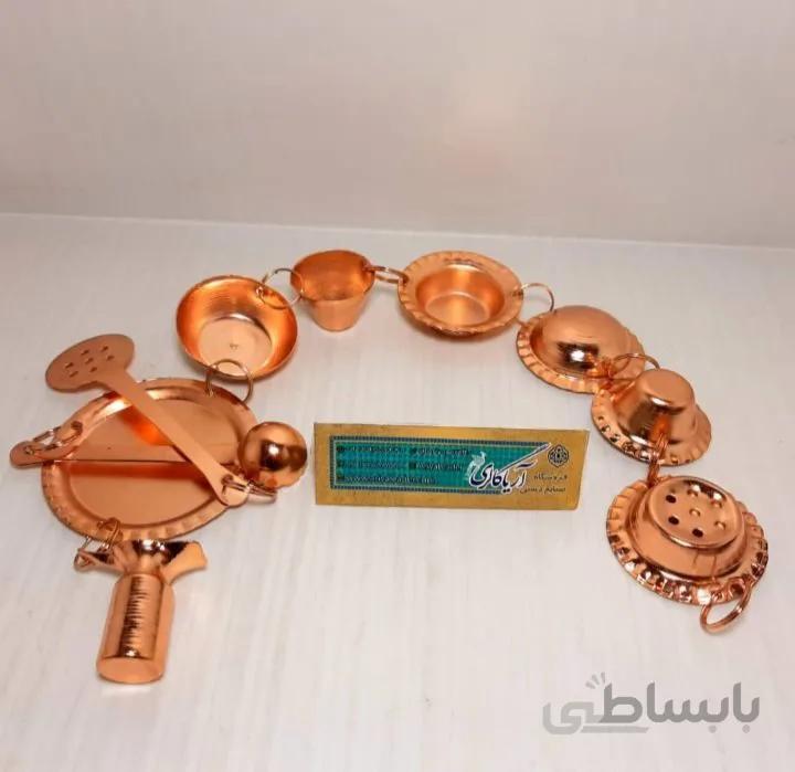 آویز کوچک۱۰تکه مسی کد۱۳۲۶۳۲۶۶۴۴۰