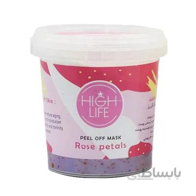 ماسک پودری گلبرگ گل رز هیدروژلی هایلایف