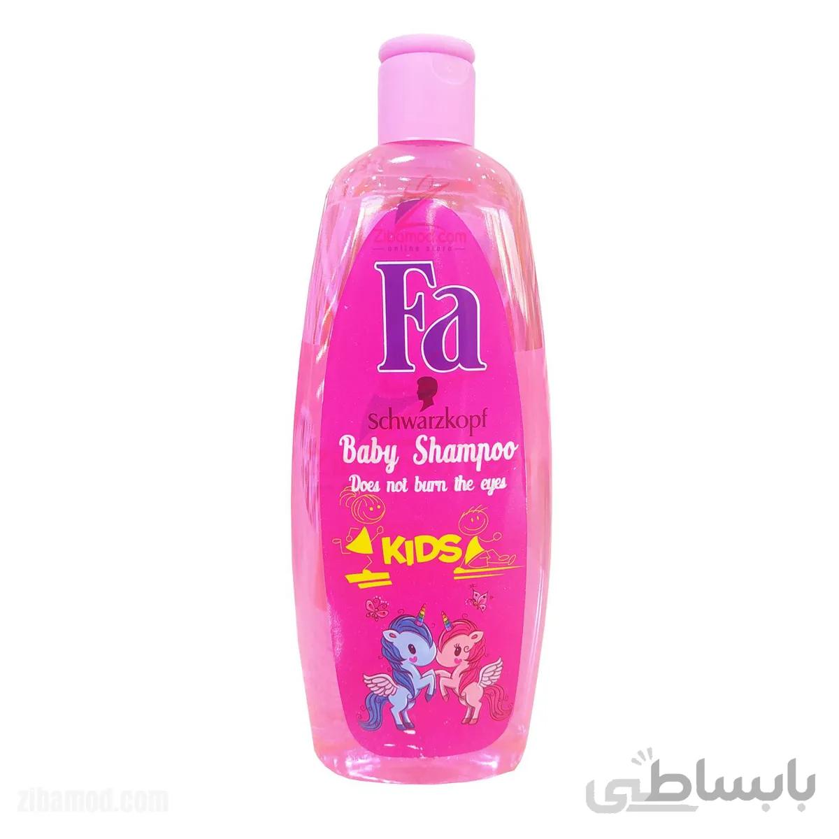 شامپو سر و بدن بچه فا Fa رنگ صورتی حجم 400 میلی لیتر