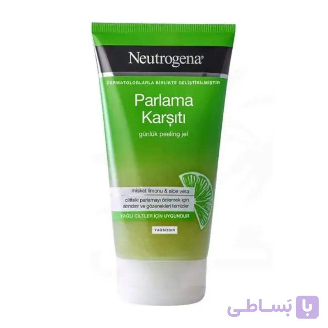 ژل اسکراب مات کننده روزانه نوتروژینا حاوی عصاره آلوئه ورا و لیمو حجم ۱۵۰ میل کد 330202