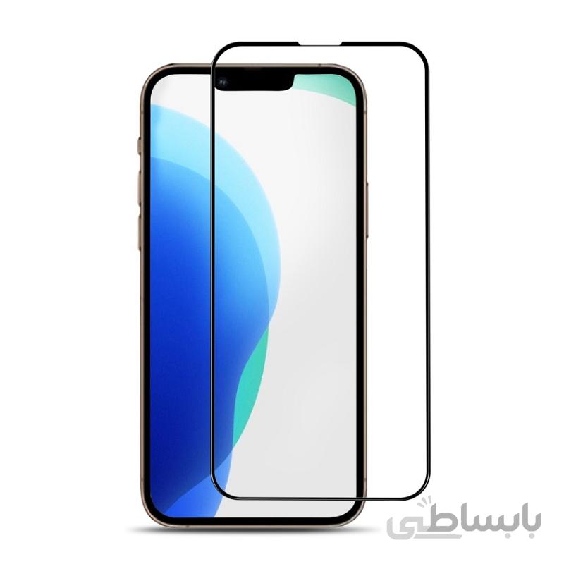 گلس گوشی آیفون 13 پرو مکس برند میت بال فول لبه خم