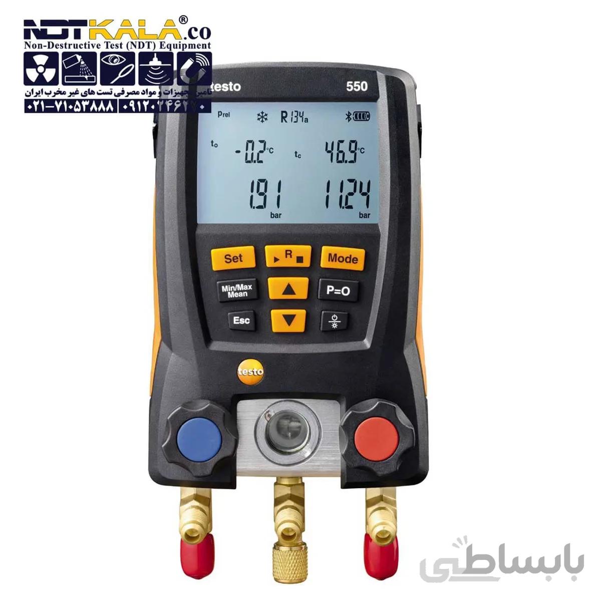 گیج منیفولد دیجیتال TESTO 550