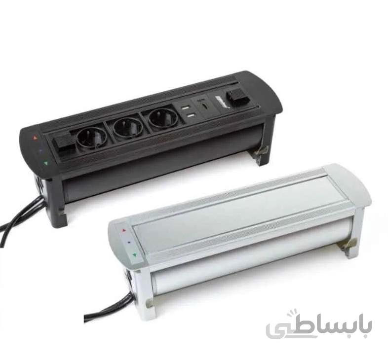 پریز توکار تاچ موتور دار مستطیلی کد 10054 ملونی