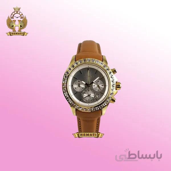 ساعت زنانه سیتیزن سه موتوره بند چرم مدل N-17138L CTL101
