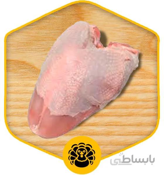 سینه بوقلمون با پوست