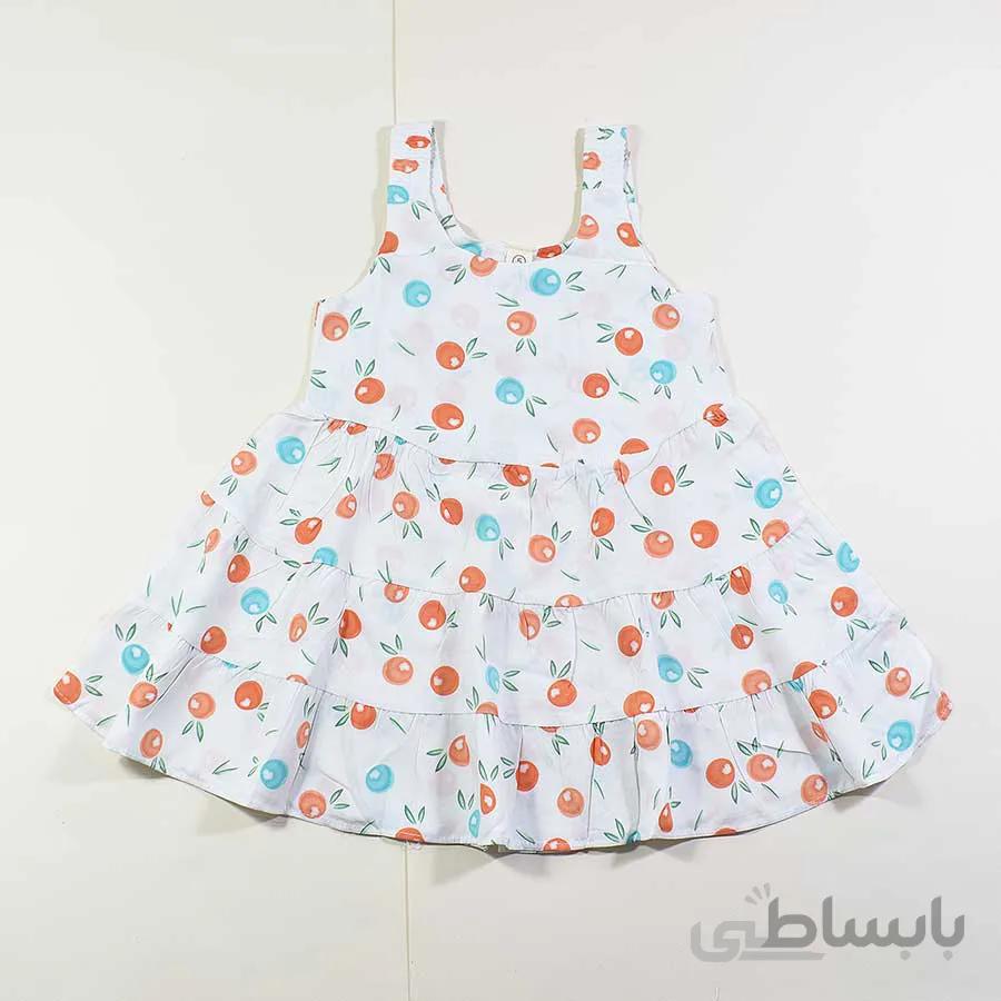 پیراهن بچه گانه دخترانه طرح میوه کد 2434