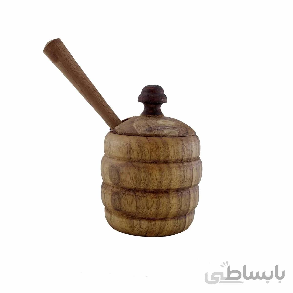 ظرف عسل چوبی