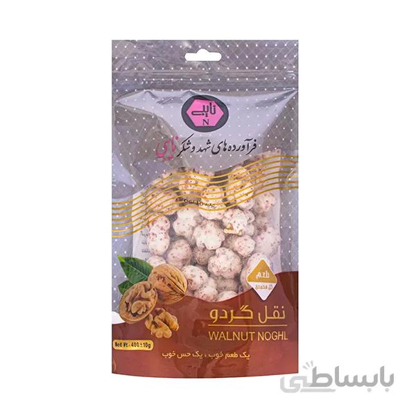 نقل گردو با طعم گل محمدی