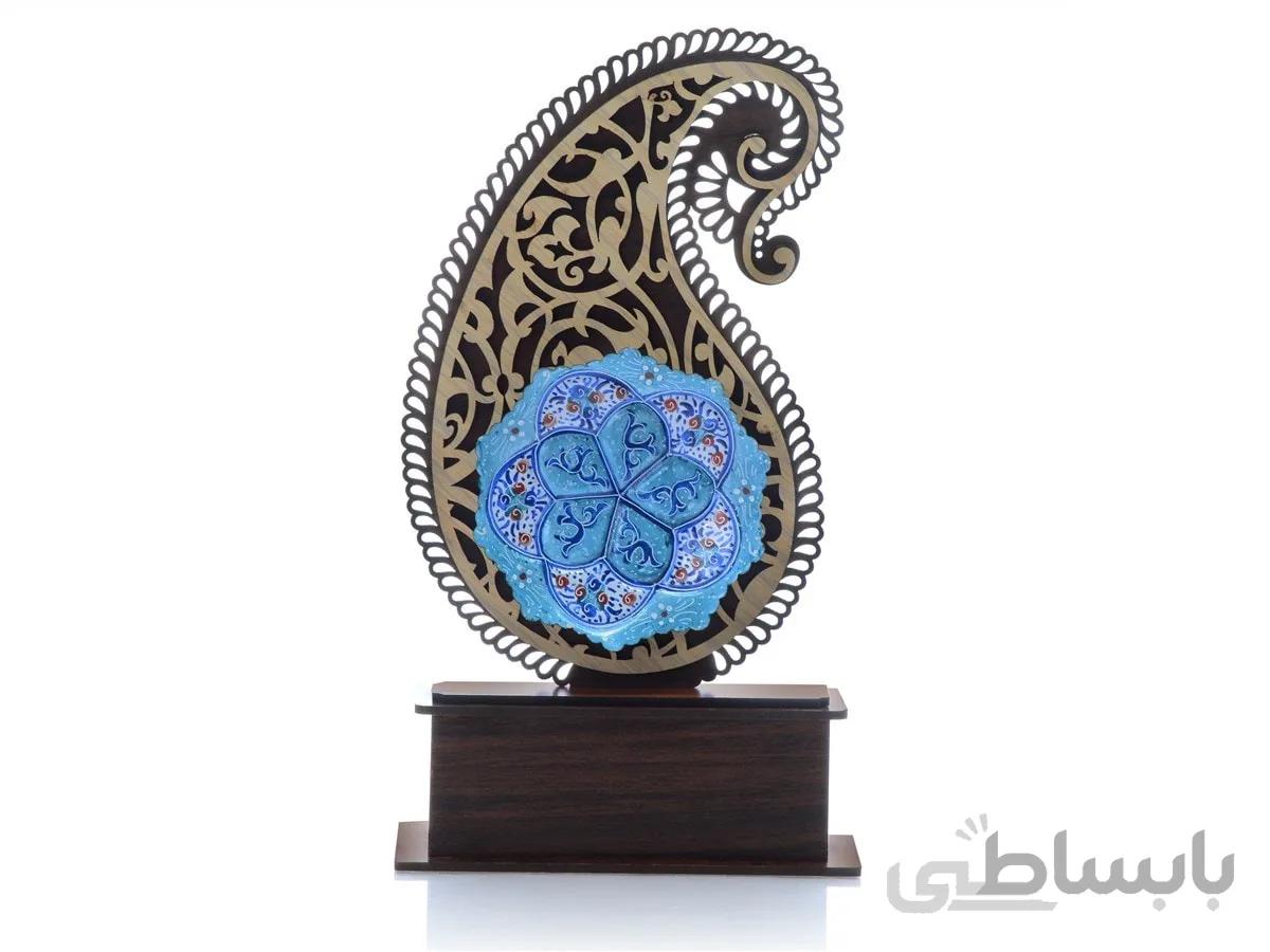 تندیس میناکاری بته جغه مدل غزال