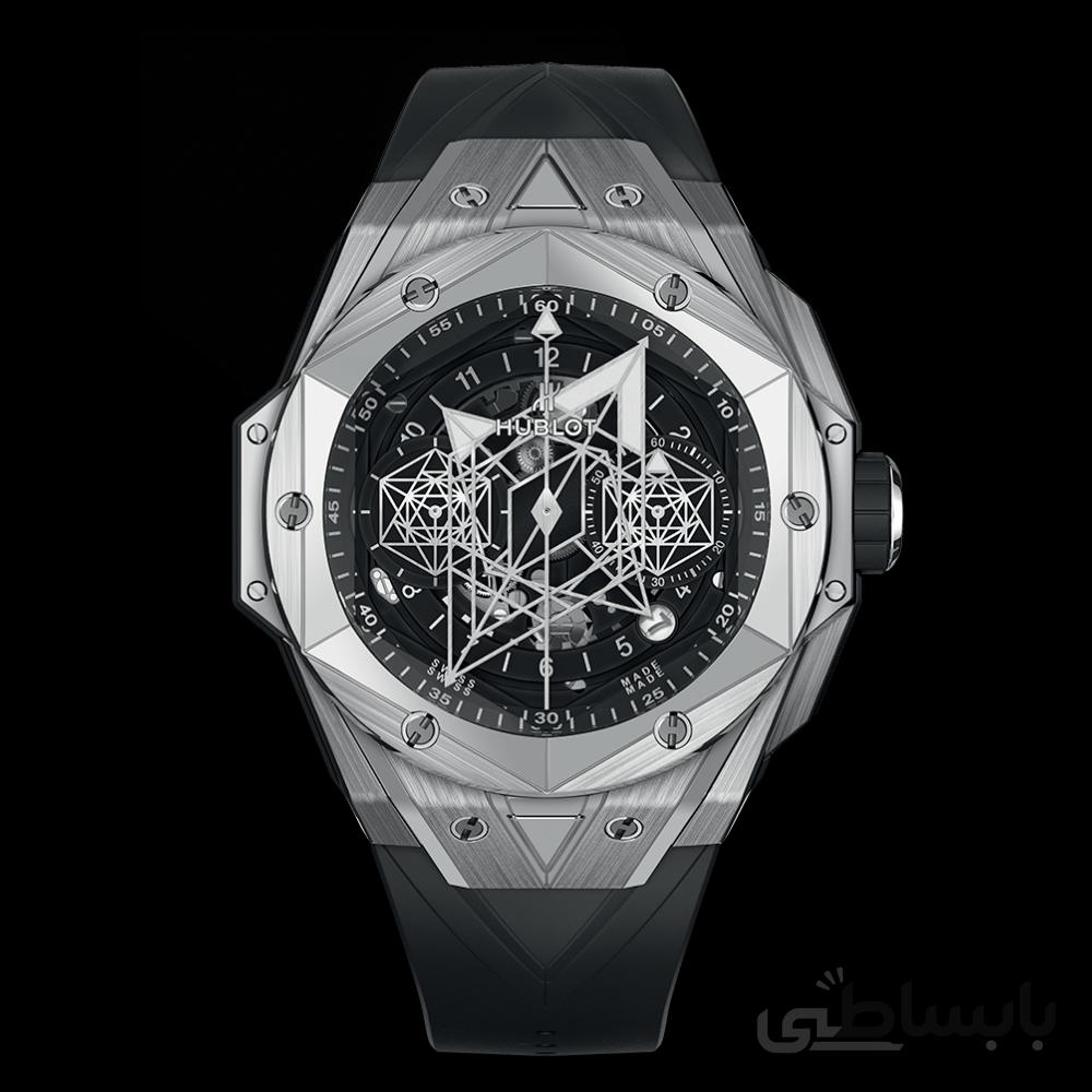 ساعت مچی مردانه هابلوت مدل Hublot Unico Sang Bleu2Titanium