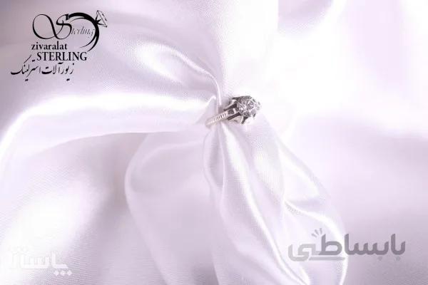 انگشتر نقره زنانه کد 5145 کد 625827