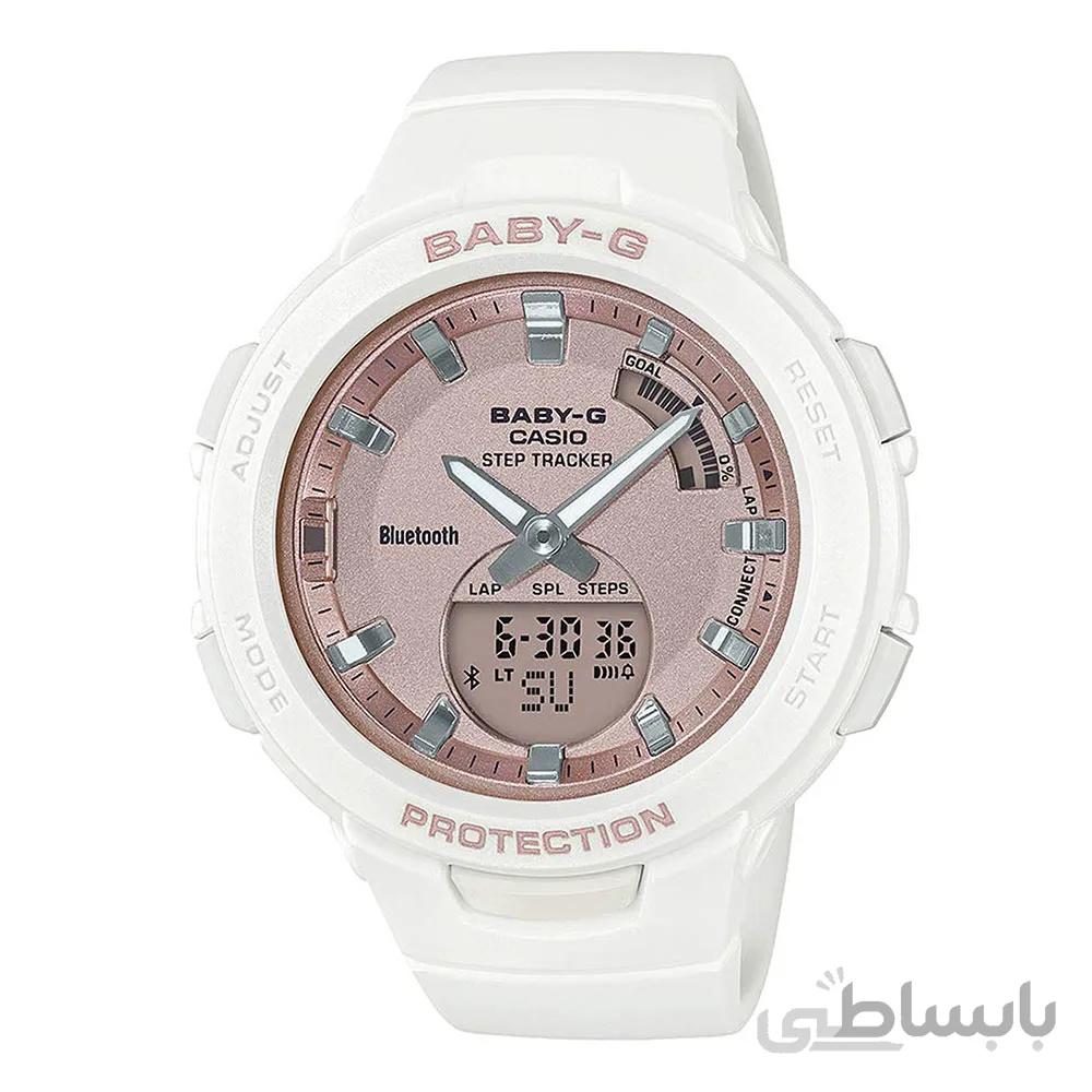 ساعت مچی هوشمند زنانه کاسیو بی بی جی ا BABY-G BSA-B100MF-7A