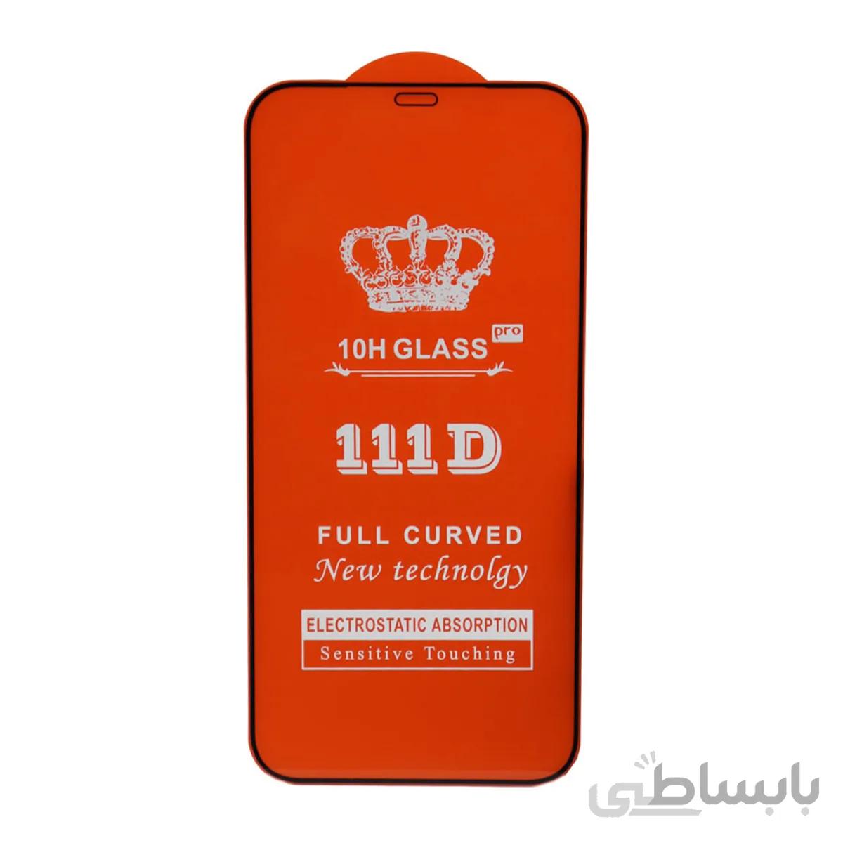 محافظ صفحه گلس فول چسب مناسب iphone 11 pro/xs/x