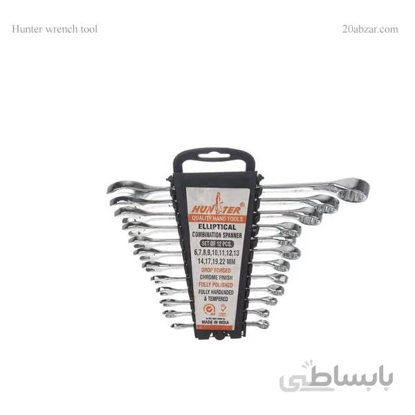 مجموعه ۱۲ عددی آچار یکسر تخت یکسر رینگی (کیفیت مخلوط)
