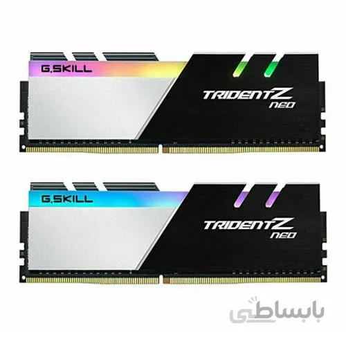 رم کامپیوتر G.SKILL Trident Z Neo 32GB 16GBx2 DDR4 3600MHz CL18