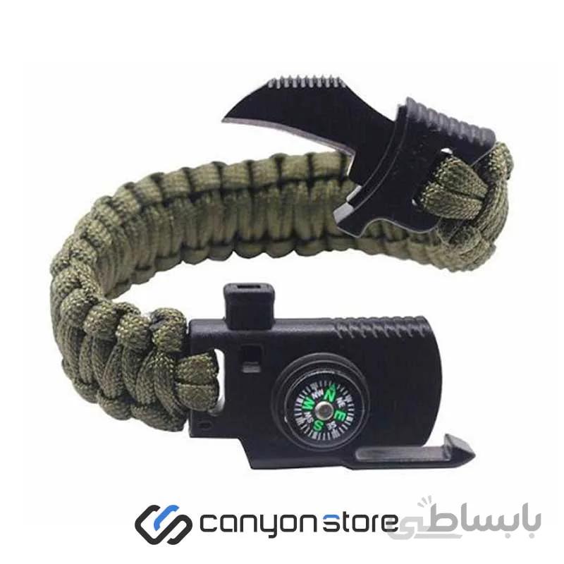 دستبند چاقو دار پاراکورد – knife paracord