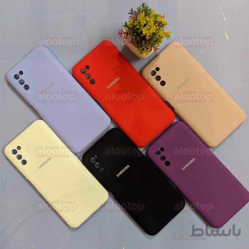 قاب سیلیکونی محافظ لنز دار اورجینال سامسونگ Galaxy A03s (اصلی)