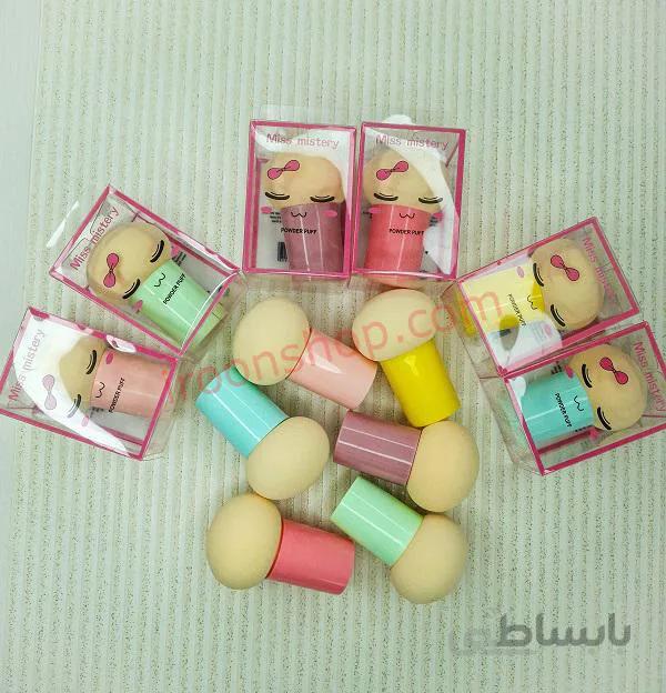پد آرایش قارچی دسته رنگی میس میستری
