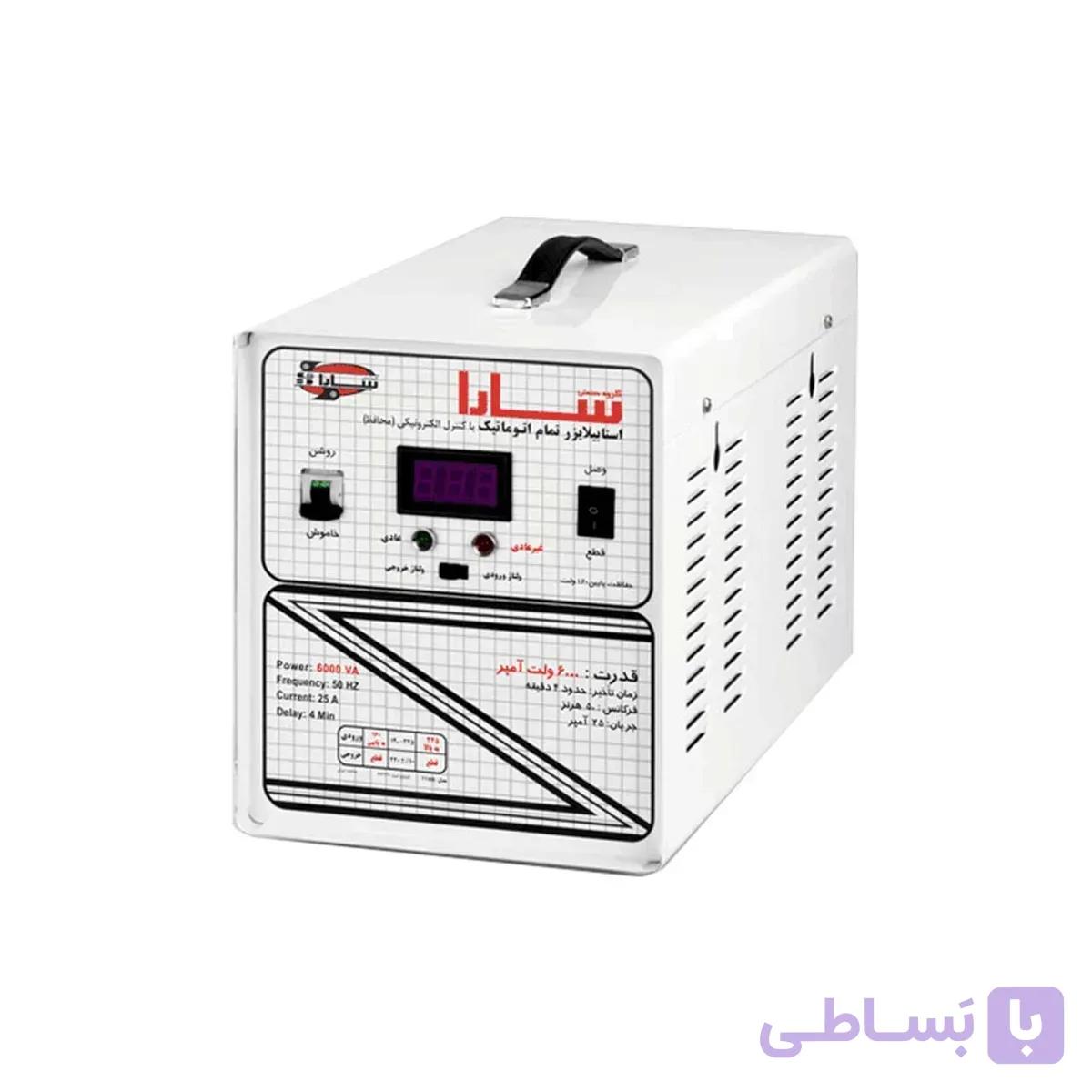 استابلایزر سارا با محافظ 6000 ولت آمپر مدل T136S