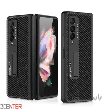 کاور کربنی استنددار اورجینال لاکچری GKK سامسونگ Galaxy Z FOLD 3