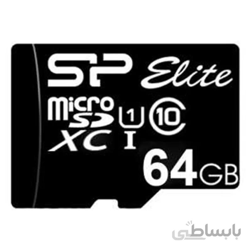 کارت حافظه microSDXC سیلیکون پاور مدل Elite کلاس 10 سرعت 85MBps ظرفیت 64 گیگابایت