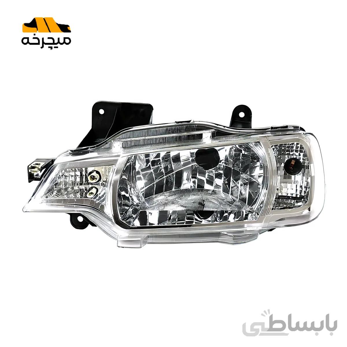 چراغ جلو کامل با موتور سمت چپ (راننده) مدرن مناسب وانت آریسان