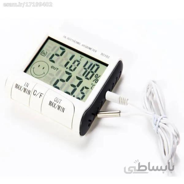 دماسنج و رطوبت سنج دیجیتالی رومیزی DC103