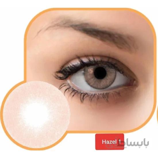 لنز رنگی گلامور سری عسلی Hazel 01