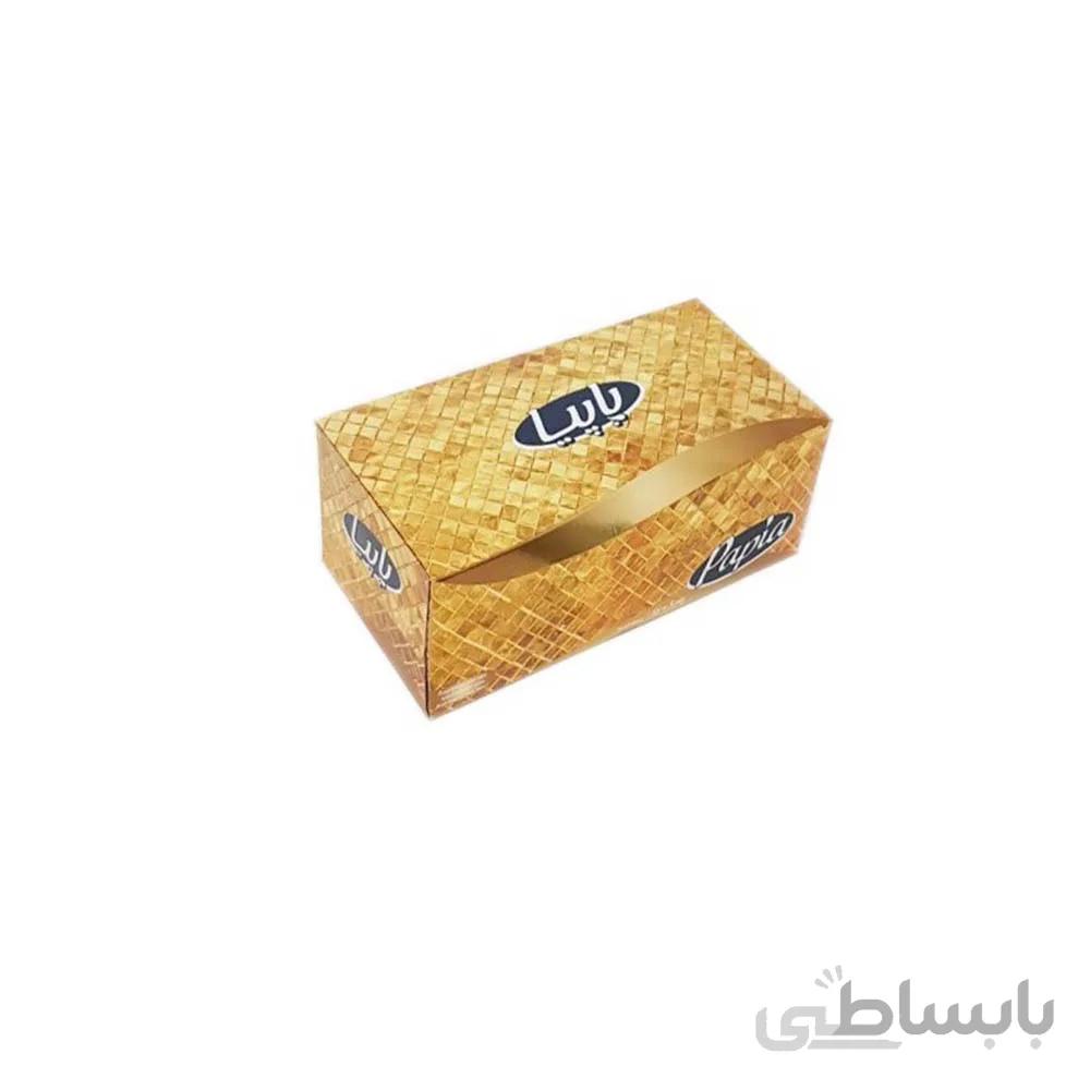 دستمال کاغذی 300برگ پاپیا مدل flower