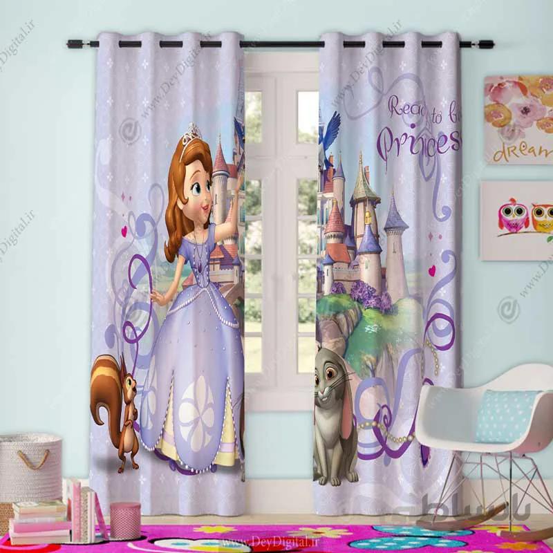 پرده دخترانه پرنسس سوفیا pk-2955