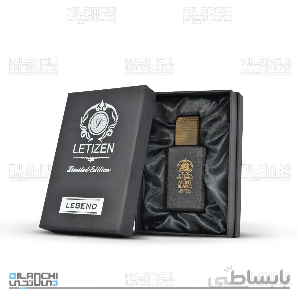 ادکلن مردانه هارد باکس لتیزن رایحه MONT BLANC LEGEND حجم 100 میلی لیتر