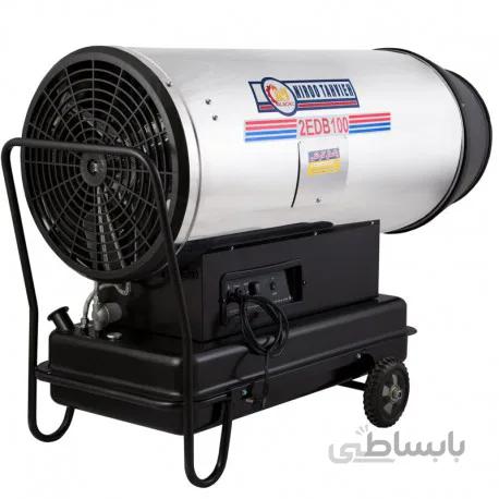 جت هیتر دو گانه سوز نیرو تهویه البرز - دو موتوره دودکش دار و باک دار مدل 2EDB - 120