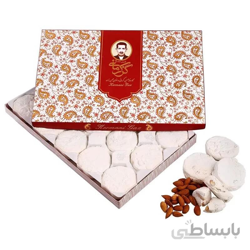 گز کرمانی 28 درصد مغز بادام آردی – 450 گرم
