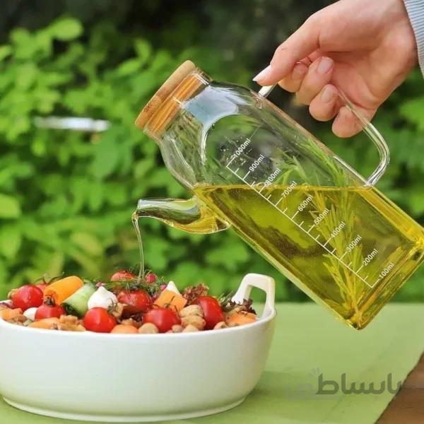 ظرف روغن پیرکس در بامبو